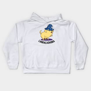 Labracadabra Cute Labrador Dog Pun Kids Hoodie